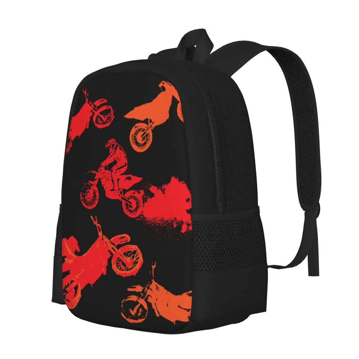 Mochila de hombro para motocross, deportiva, motocicleta, vehículo, escuela, escuela, para niños, hombres, exteriores, casual, mochila de viaje, para mujeres, hombres, adolescentes y niños,