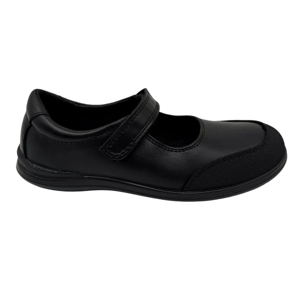 Zapatos Colegiales niña de Piel – Calzado Escolar Respetuoso y Lavable con Velcro o sin Cordones – Hechos a Mano en España – Náuticos y Merceditas cómodas para Diario