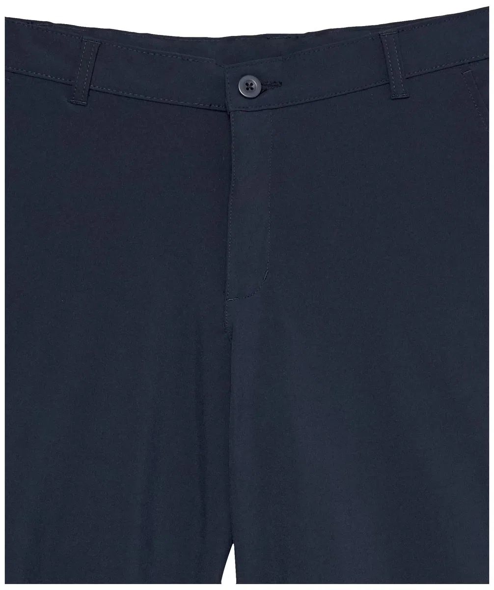IZOD Boys' School Uniform Flat Front Stretch Performance Short, Navy, 10
