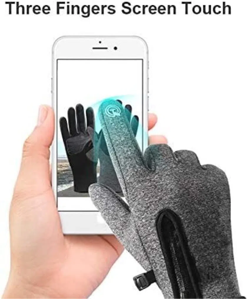 Guantes De Montar Guantes Calientes De Ciclismo Impermeable Guantes Tibios De Clima Frío Anti -Guante Calentado Contra El Deslizamiento Guantes Deporte