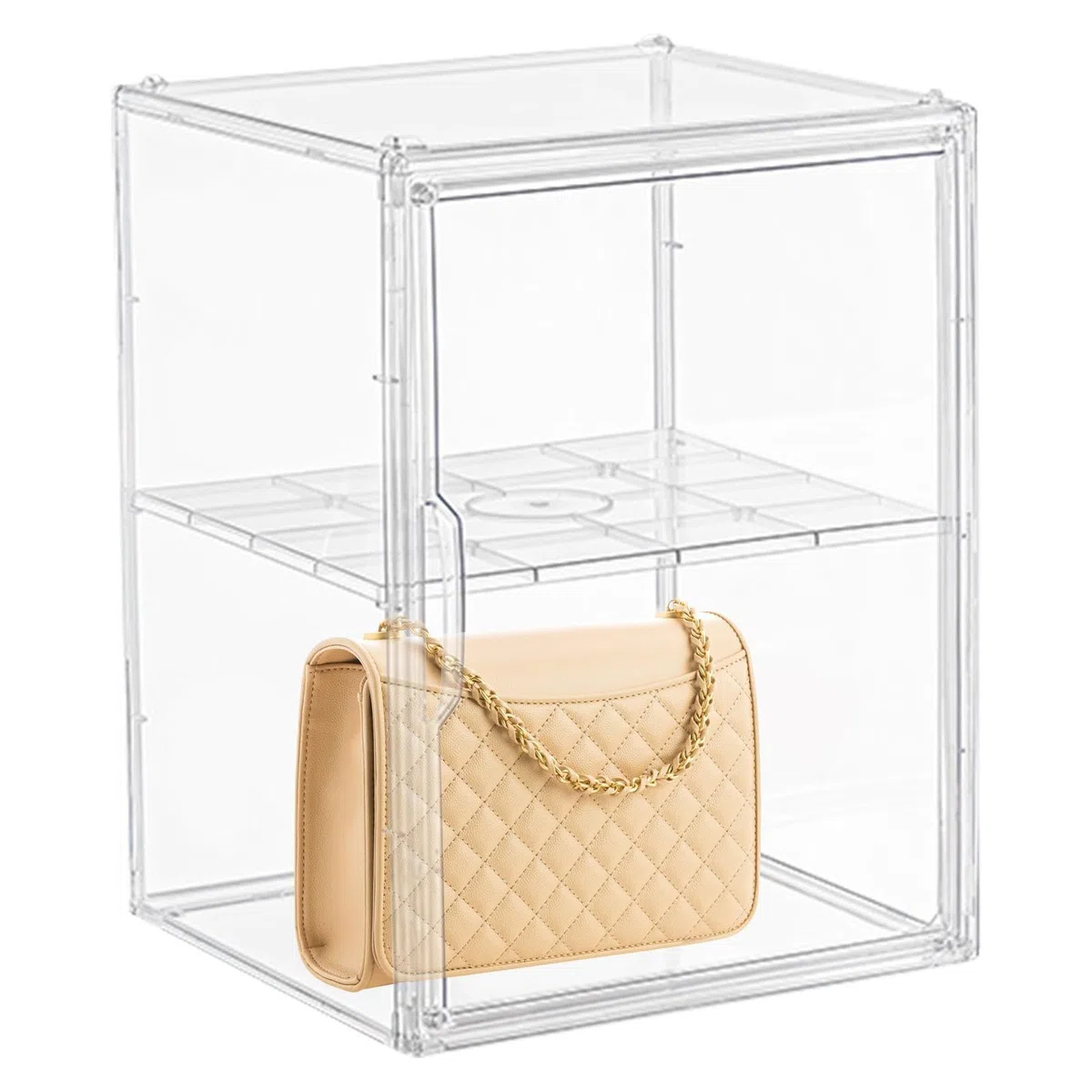 escaparate transparente para bolso de mano | organizador de