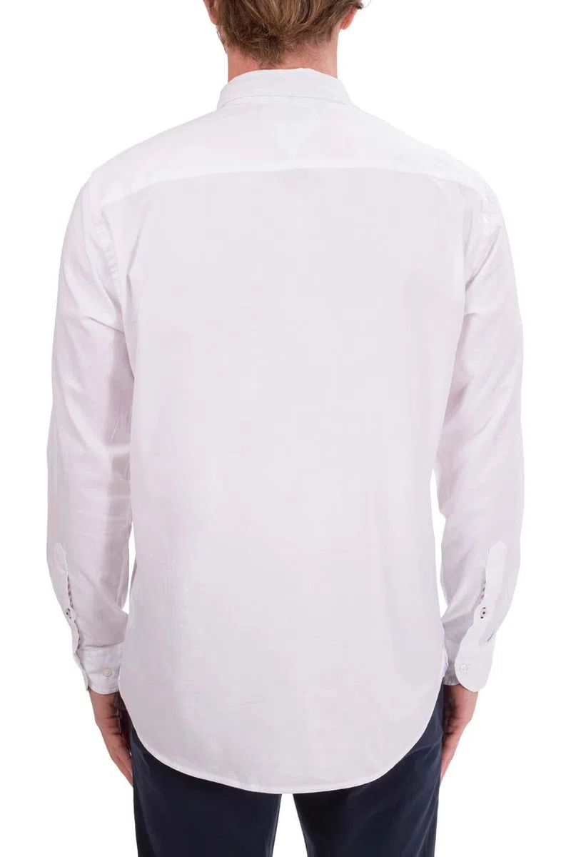 Tommy Hilfiger Camisa Hombre Flex Poplin Solid Regular Fit