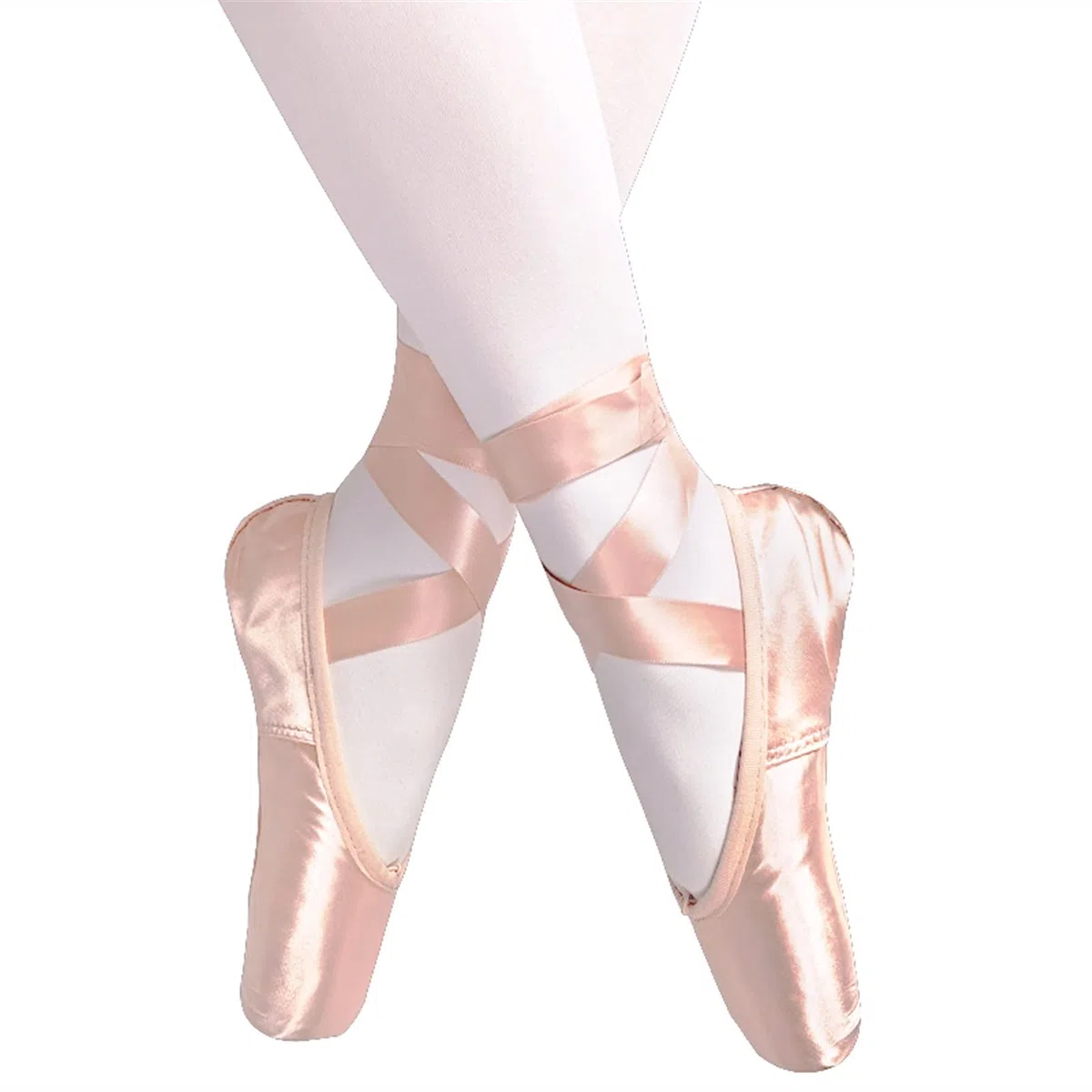 Zapatillas Ballet Ballet de adultos Niños Zapatos de Pointe Desnudo / Negro / Rojo satén de las muchachas de las mujeres Zapatos de danza profesional con cintas de silicona del cojín del dedo del pie