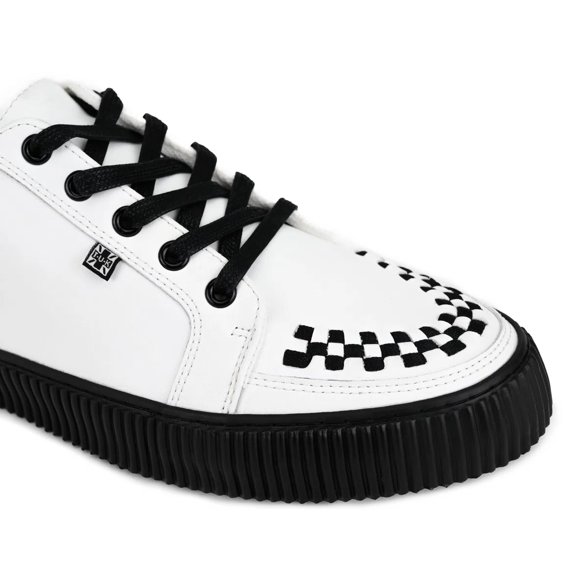 T.U.K. Ribbed Sole Sneaker - Zapatillas de Moda para Hombres y Mujeres - Estilo Skate, Punk, Rock y Gótico en Piel, Ante y Lona