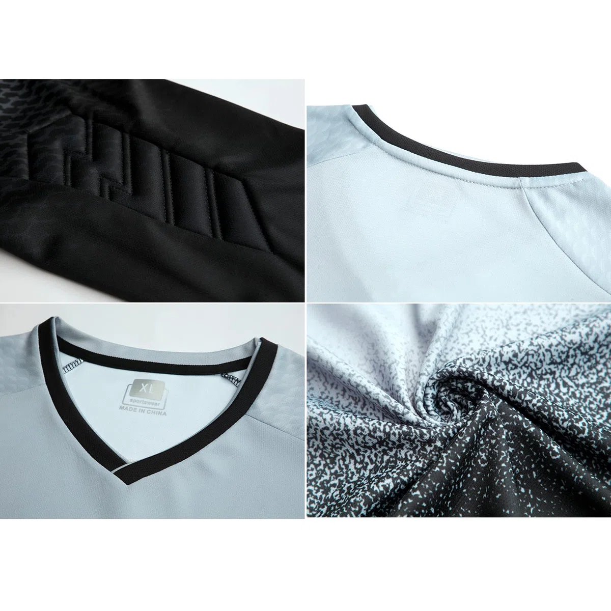 Mens Kids Soccer Goalkeeper Jersey, Goalkeeper Jersey Set Mujer Manga Larga Pantalones Jersey Personalizado Personalizado con Nombre + Número + Logo Regalo para niños