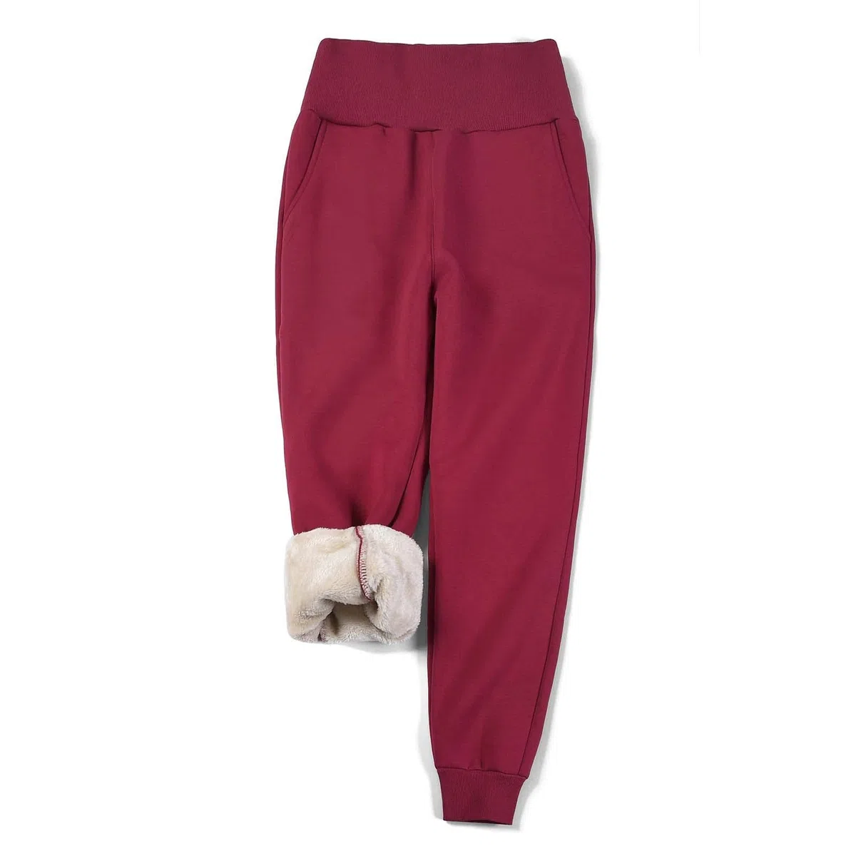 Pantalones De Chándal Cálidos De Invierno For Mujer, Pantalones Deportivos con Forro De Sherpa Súper Gruesos Y Bolsillos, Pantalones con Forro Polar Térmico, Pantalones For Correr Leggings
