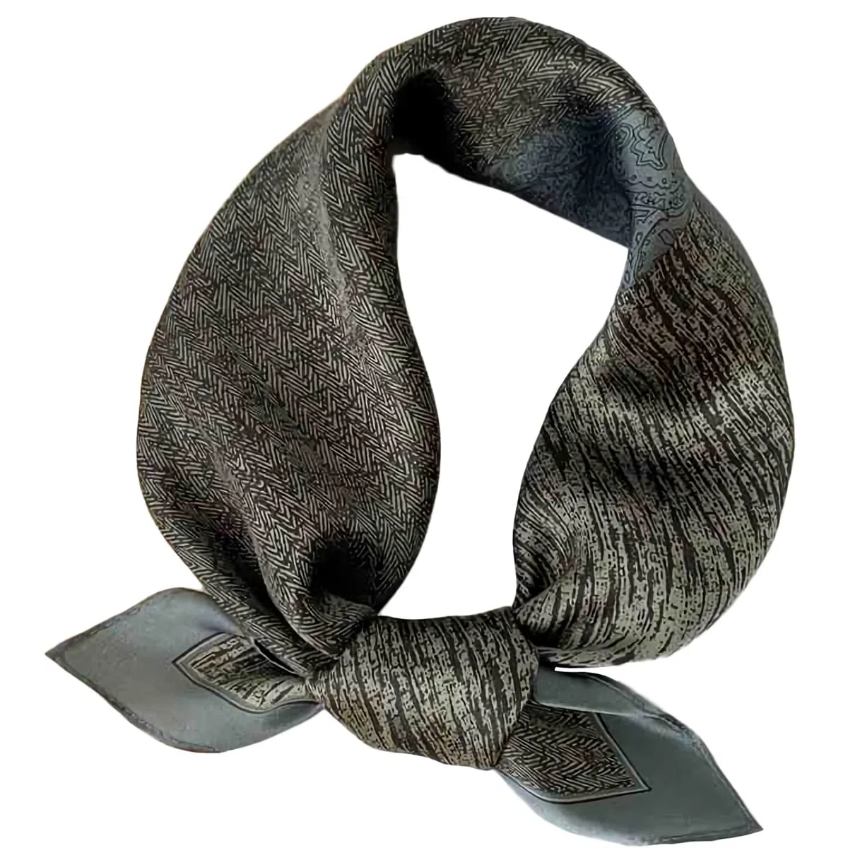 ACiyD Bufandas cálidas de Invierno Primavera y otoño Bufanda de Seda pequeña Ligera, Bufanda Decorativa de Seda para Mujer Pañuelos para el Cuello, 20.9 "x 20.9"