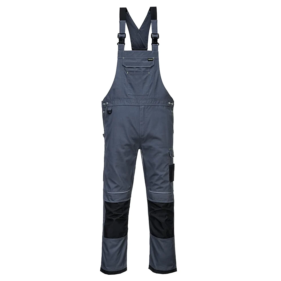 Portwest Peto De Trabajo Pw3, Tamaño: XXL, Color: Gris/Negro, PW346ZBRXXL
