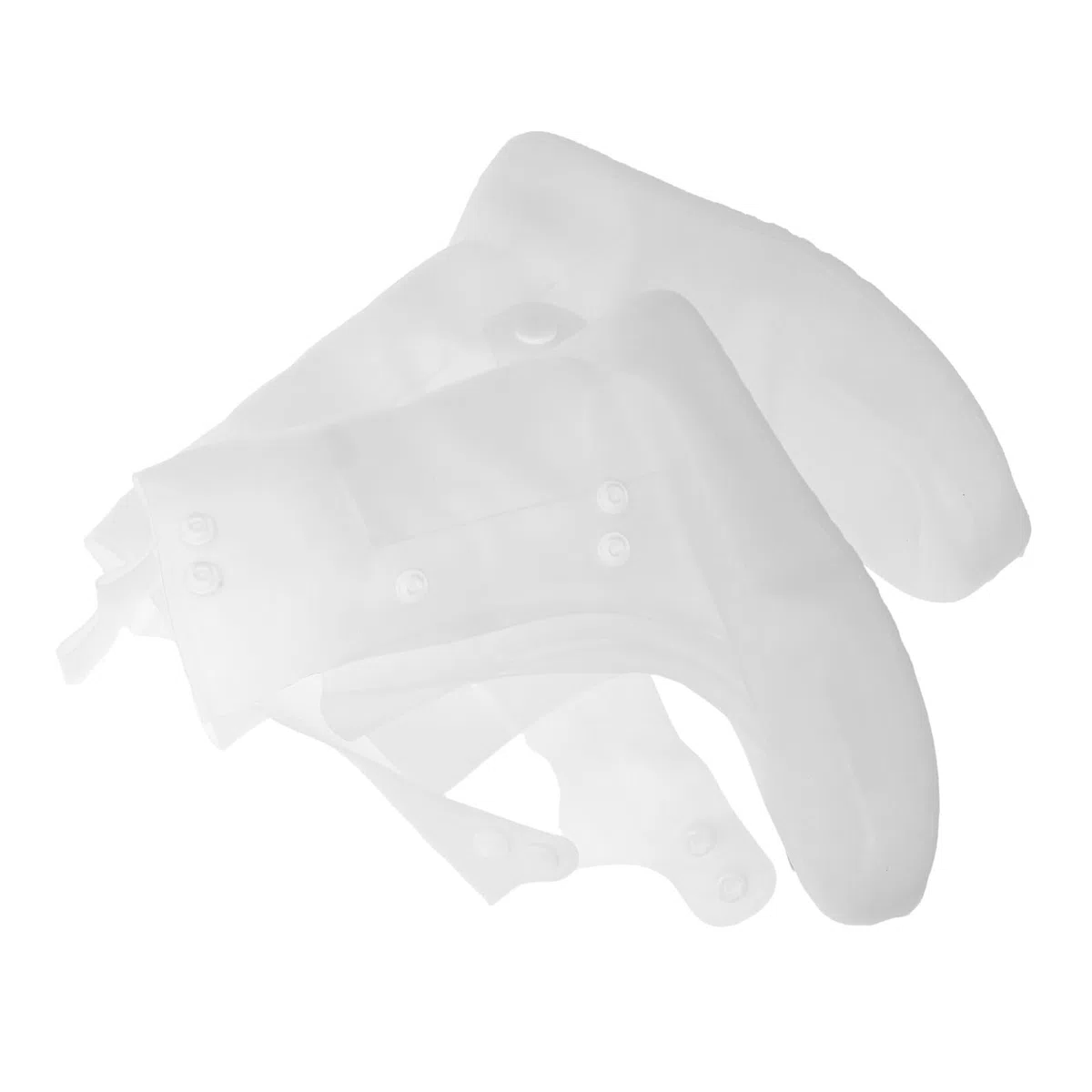 Gatuida 2 pares Fundas Impermeables para Zapatos de Lluvia Cubrezapatos Antideslizantes de PVC Grueso Plegables y Reutilizables para Hombre y Mujer Talla Protección contra Barro y Agua