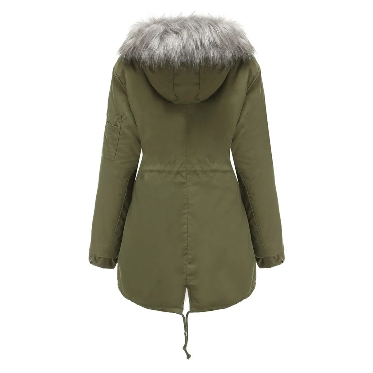 Chaqueta Mujer Invierno Abrigos De Cazadora Forro Polar，Abrigo polar con capucha para mujer chaqueta gruesa cálida de nieve prenda exterior talla grande con bolsillos laterales dobles