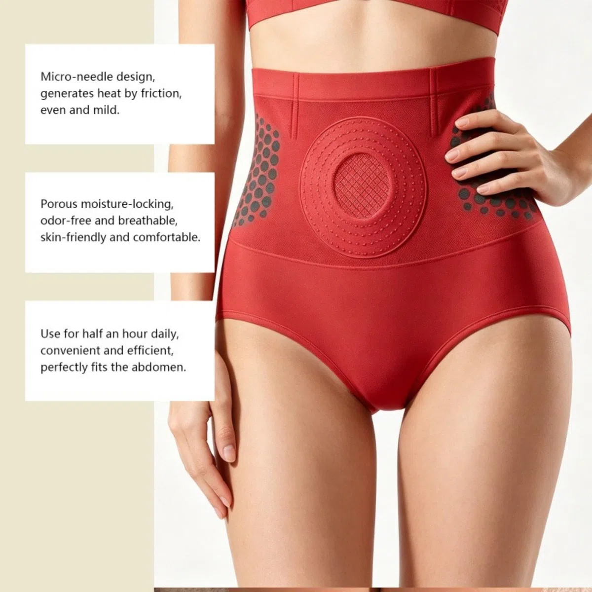 Short Sculptant Thermogénico Quemador de grasa 4 en 1 Micro Particle Sculpting Short Vainant Femme Vientre Plano Ropa interior Adelgazante sin costuras en la cintura