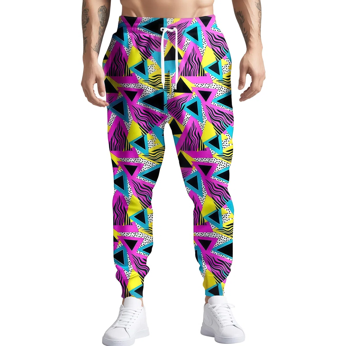 Pantalones Deportivos para Hombre de los años 80 y 90, Divertidos, para Entrenamiento, Correr, Estilo Retro, con Bolsillos, Púrpura, XXL