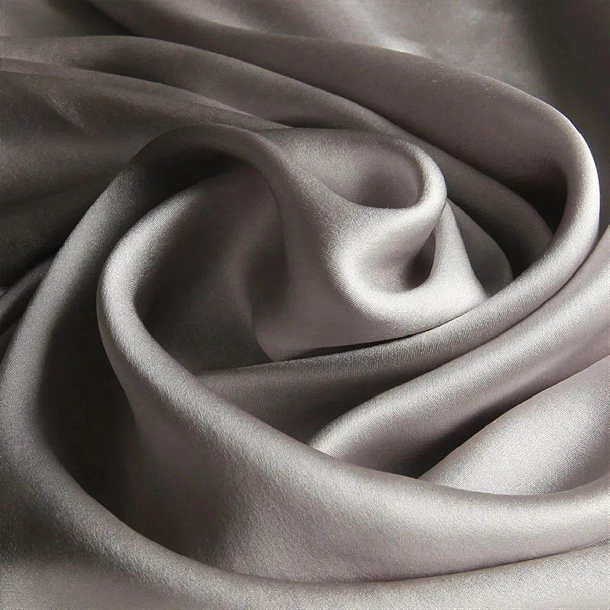 Bufanda de Seda for Mujer, chales de Seda Natural, Bufandas for Damas, pañuelo de Cuello sólido, Bufanda de Seda Pañuelo Mujer Seda(Rose Gold)