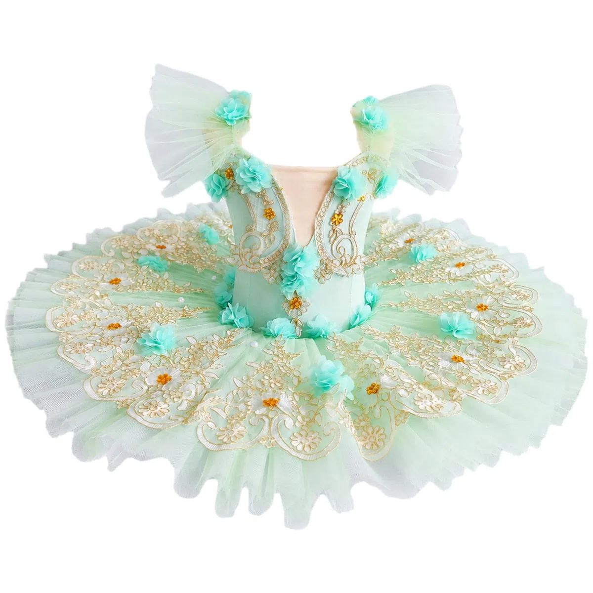 Vestido Tutú Ballet Niñas, Falda Danza Princesa Fiesta Infantil