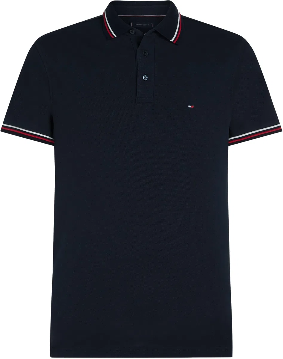 Tommy Hilfiger Tipped Slim Fit Polo Mw0mw37346 Polo S/S Hombre (Pack de 1)