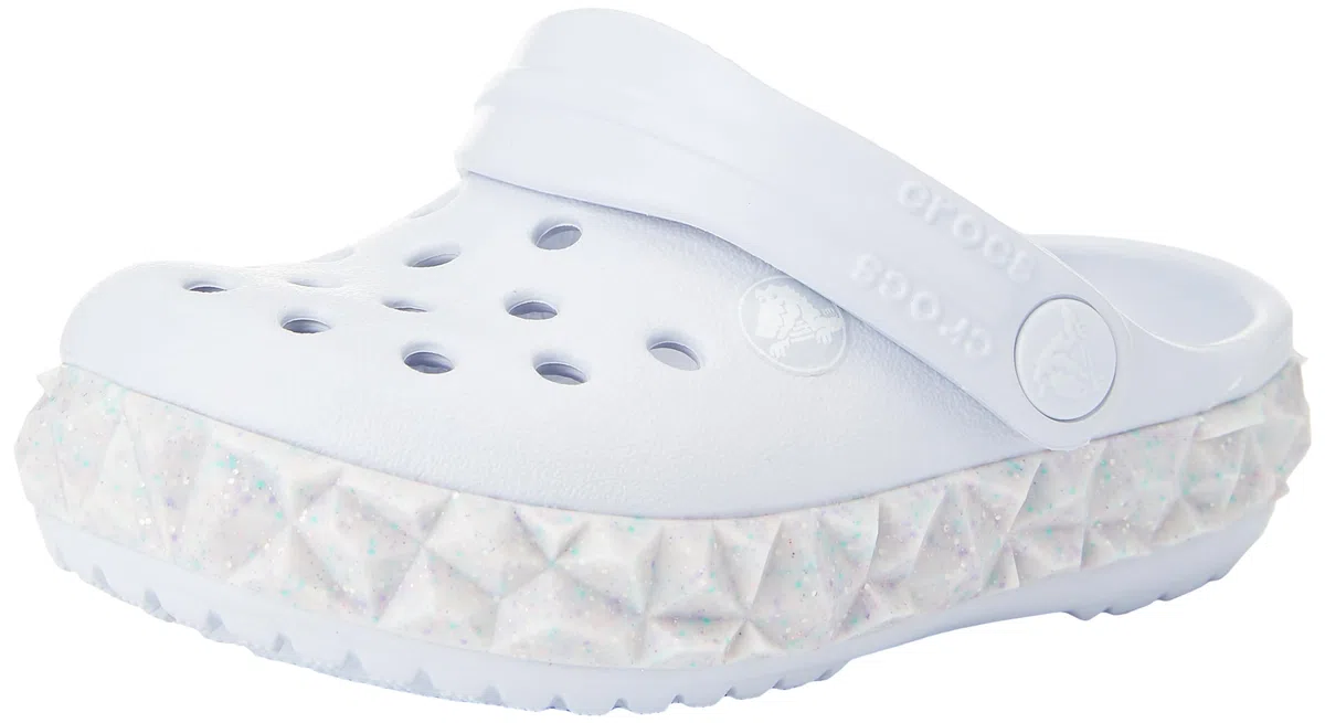Crocs Crocband Clog T, Zuecos Unisex niños, Morado Geo Glow Band Dreamscape, 20/21 EU