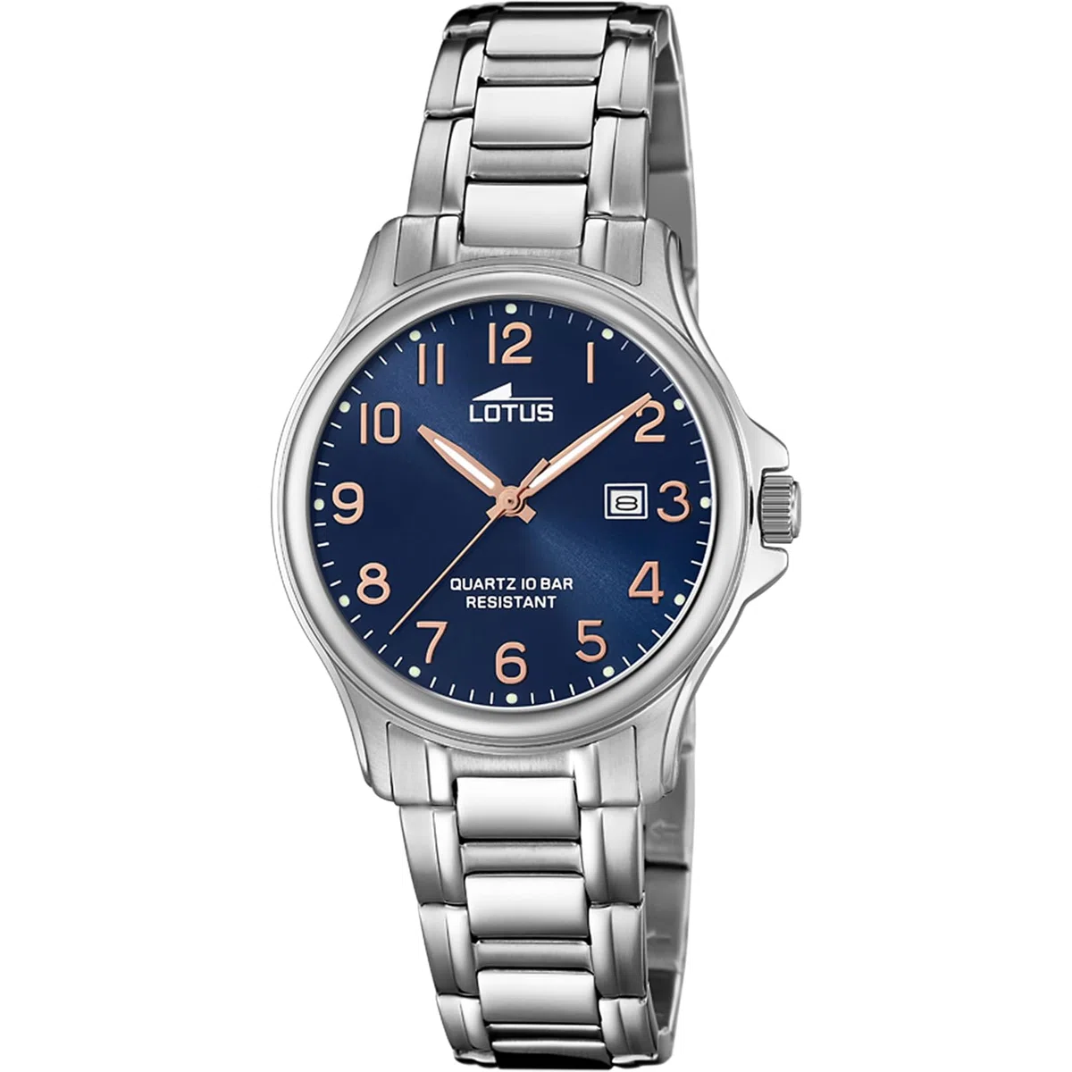 LOTUS Reloj Mujer Analógico de Acero Inoxidable 316l Plateado