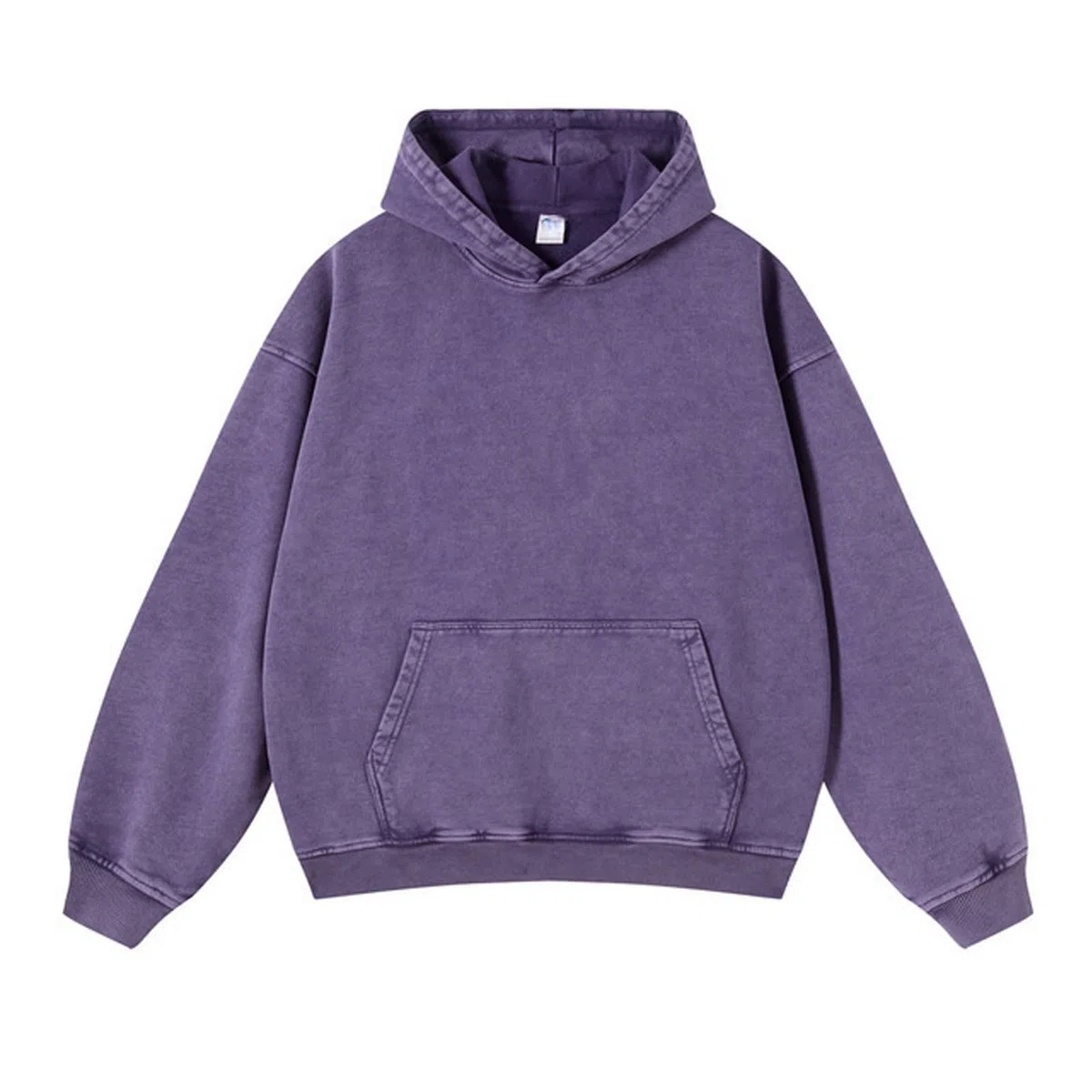 Genérico Sudadera Mujer con Capucha - Sudadera con Capucha Desgastada para Mujer Estilo Oversize Lavada Informal CóModa Y Suave con Forro Polar