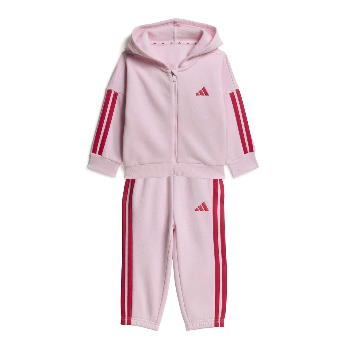 adidas Unisex bebé Essentials Jogger Track_Suit, clear pink/power pink, 3-6 Months