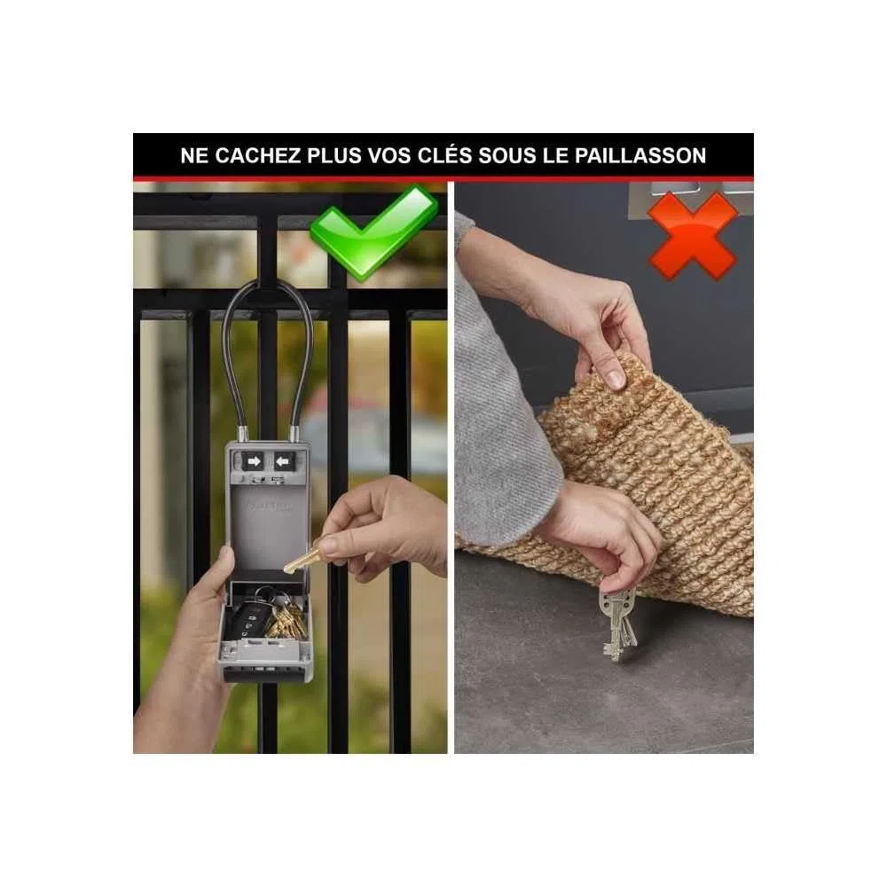 Master Lock Caja para llaves con grillete extraíble 5482EURD