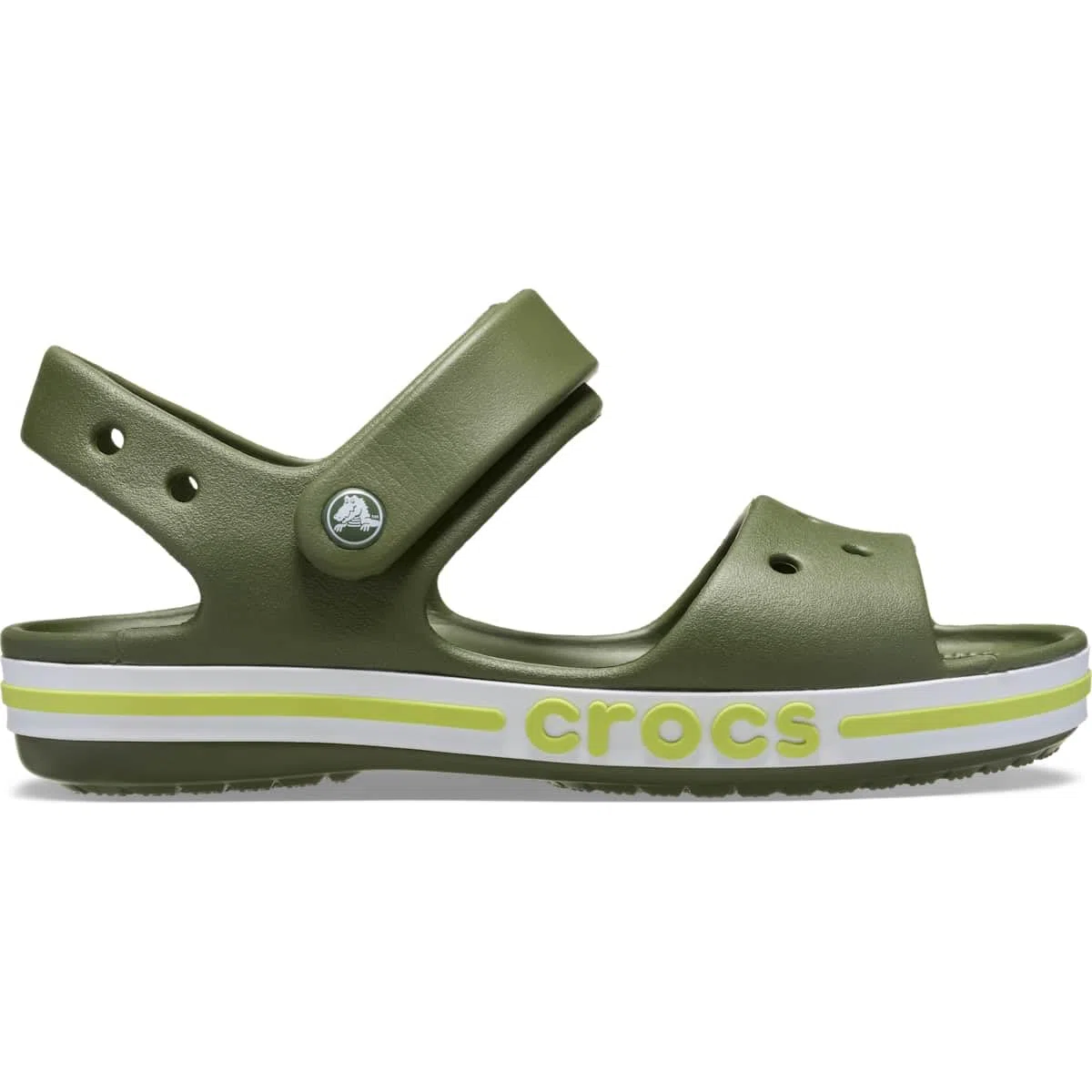 Crocs Kids’ Bayaband Sandal 34-35 Eu Army Green