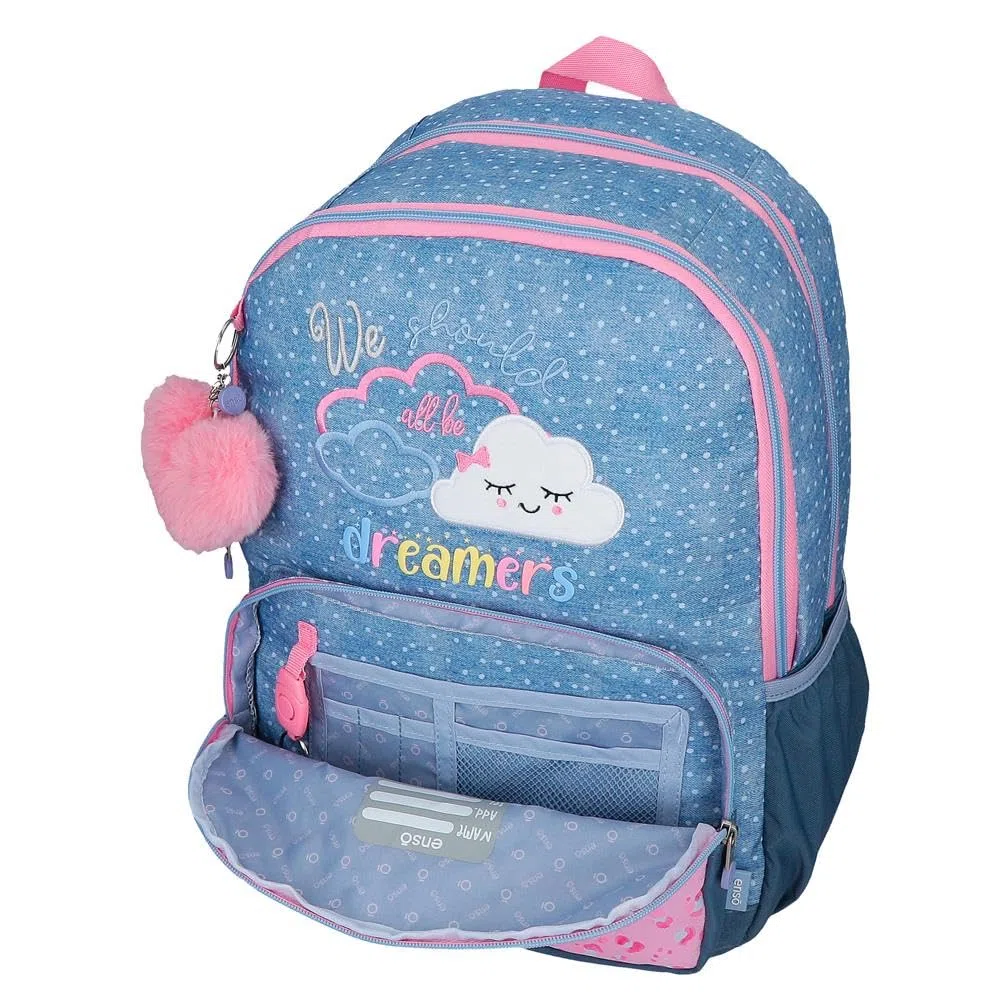Enso Dreamer Mochila Escolar Azul 32x44x17 cms Poliéster 23,94L
