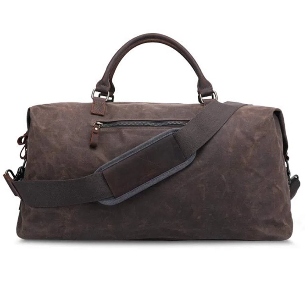 Bolso de Equipaje de Mano para Hombre Bolsa de Viaje Fin Semana Gran tamaño la Moda del Minimalista Hombro Bolso Mano Bolsa Noche Equipaje Gimnasio Sport Unisex para Mujeres Hombres(Coffee)