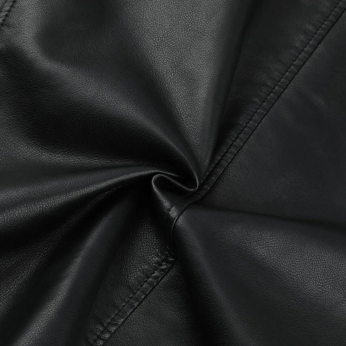 Sliktaa - Chaqueta de cuero sintético para hombre, ecológica, de invierno, de cuello alto, de entretiempo, acolchada, tipo motero, piloto, con cremallera, informal, moderna, clásica