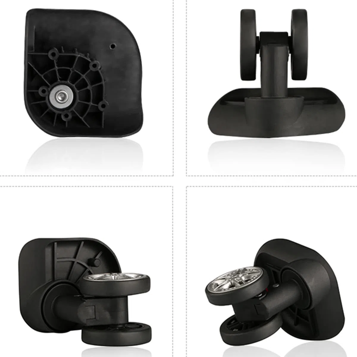 Reemplazo de ruedas de equipaje, Ruedas de maleta, ruedas de equipaje, reemplazo de ruedas de plástico for bricolaje, ruedas de maleta de viaje, reparación de ruedas de maleta, reemplazo de ruedas de