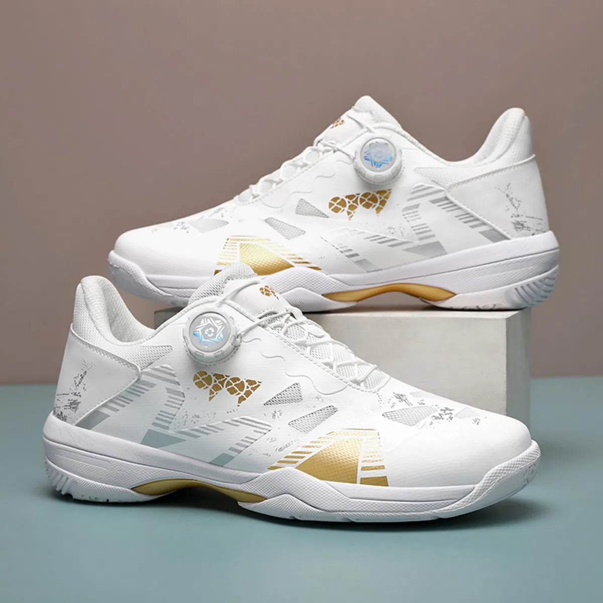 Zapatillas de bádminton para hombre y mujer, acentos culturales, forro transpirable