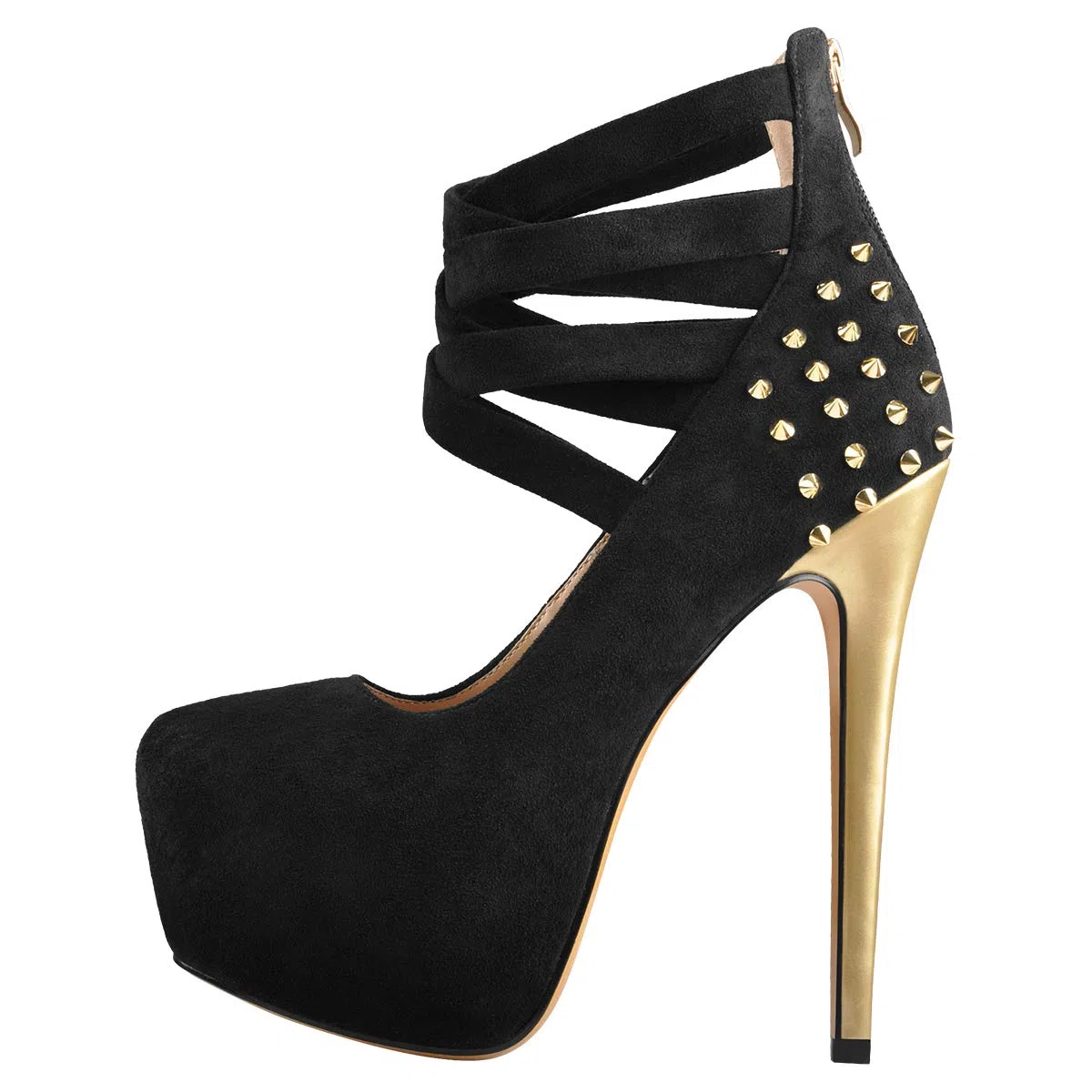MissHeel Zapatos de tacón alto con plataforma