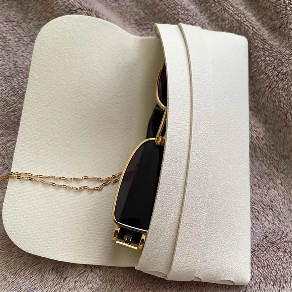 Estuche for gafas de hombre y mujer, funda protectora, estuche for sol portátil, caja for lectura, 2 uds Para Mujer