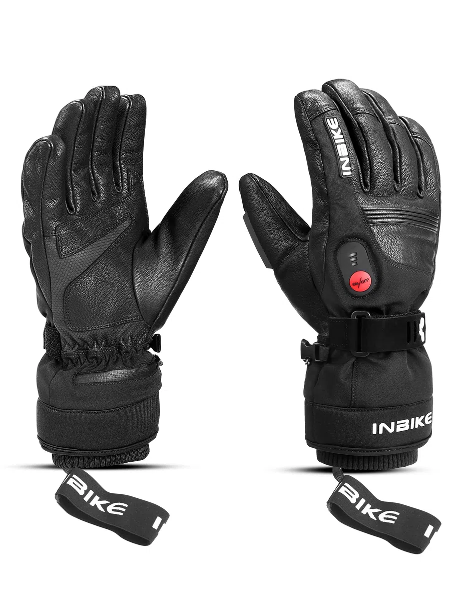 INBIKE Guantes Calefactables Moto Se Calientan En 30 Segundos con 3 Niveles De Calentamiento hasta 2-5 Horas 3M Thinsulate Membrana TPU Impermeable para Ski Running Ciclismo Senderismos