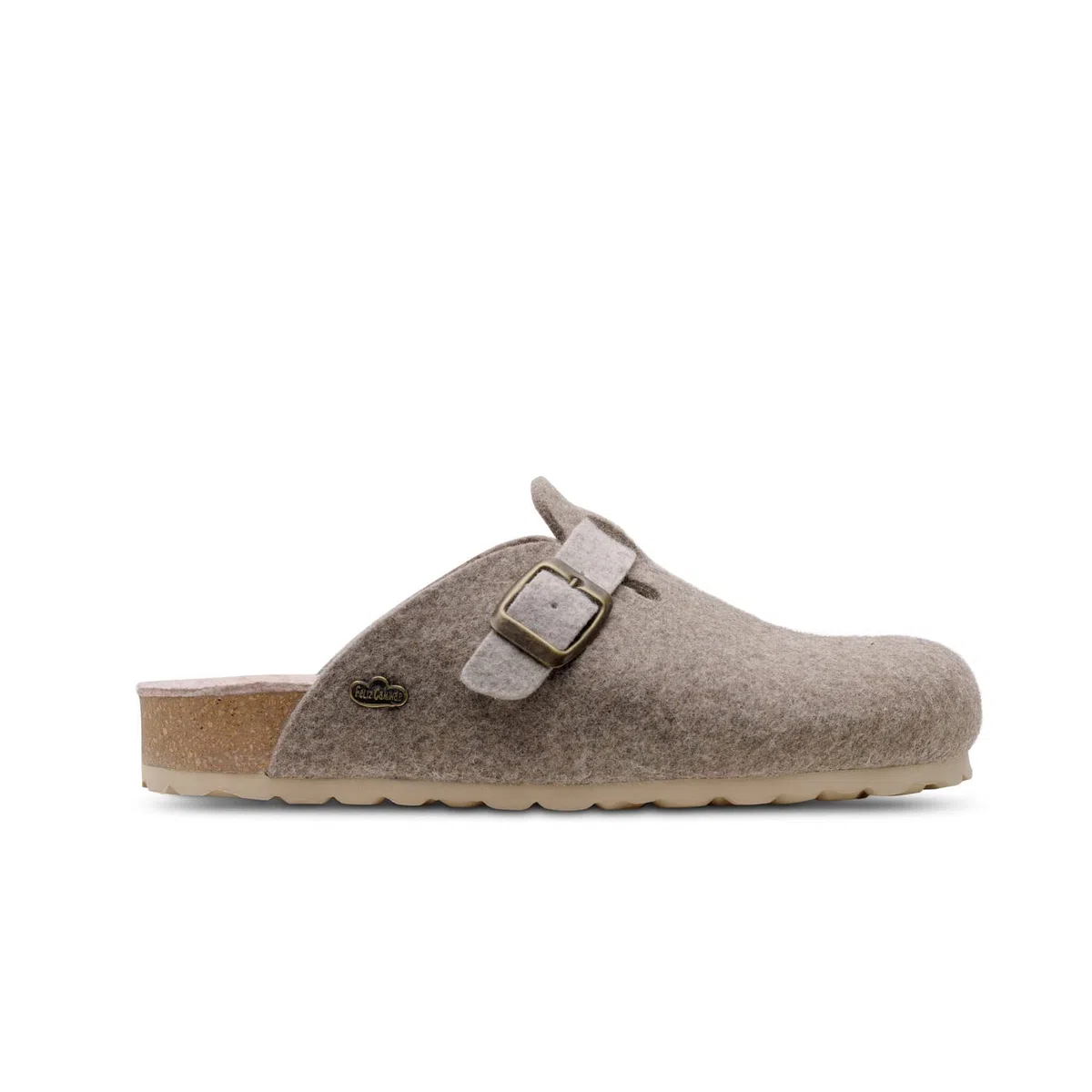 FELIZ CAMINAR Zapatilla de Estar por casa cómodas y Calientes Domus Suela Antideslizante, Plantilla de Corcho Natural anatómica y ergonómica - Made in Spain (Chocolate 37)