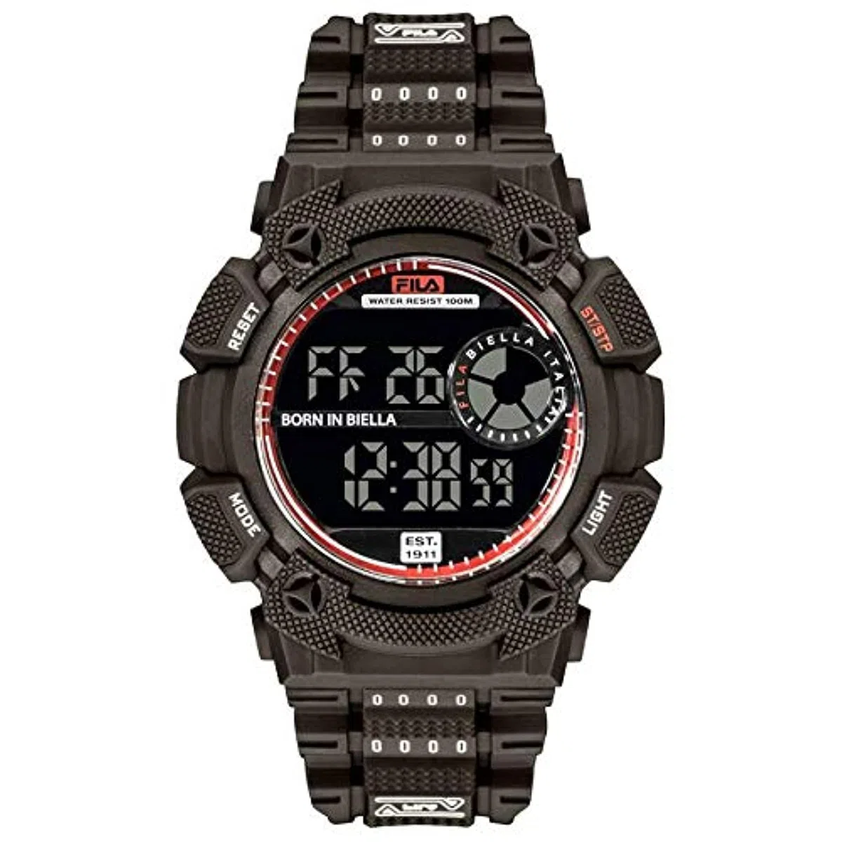FILA Reloj Digital para Unisex Adulto de Cuarzo con Correa en Silicone