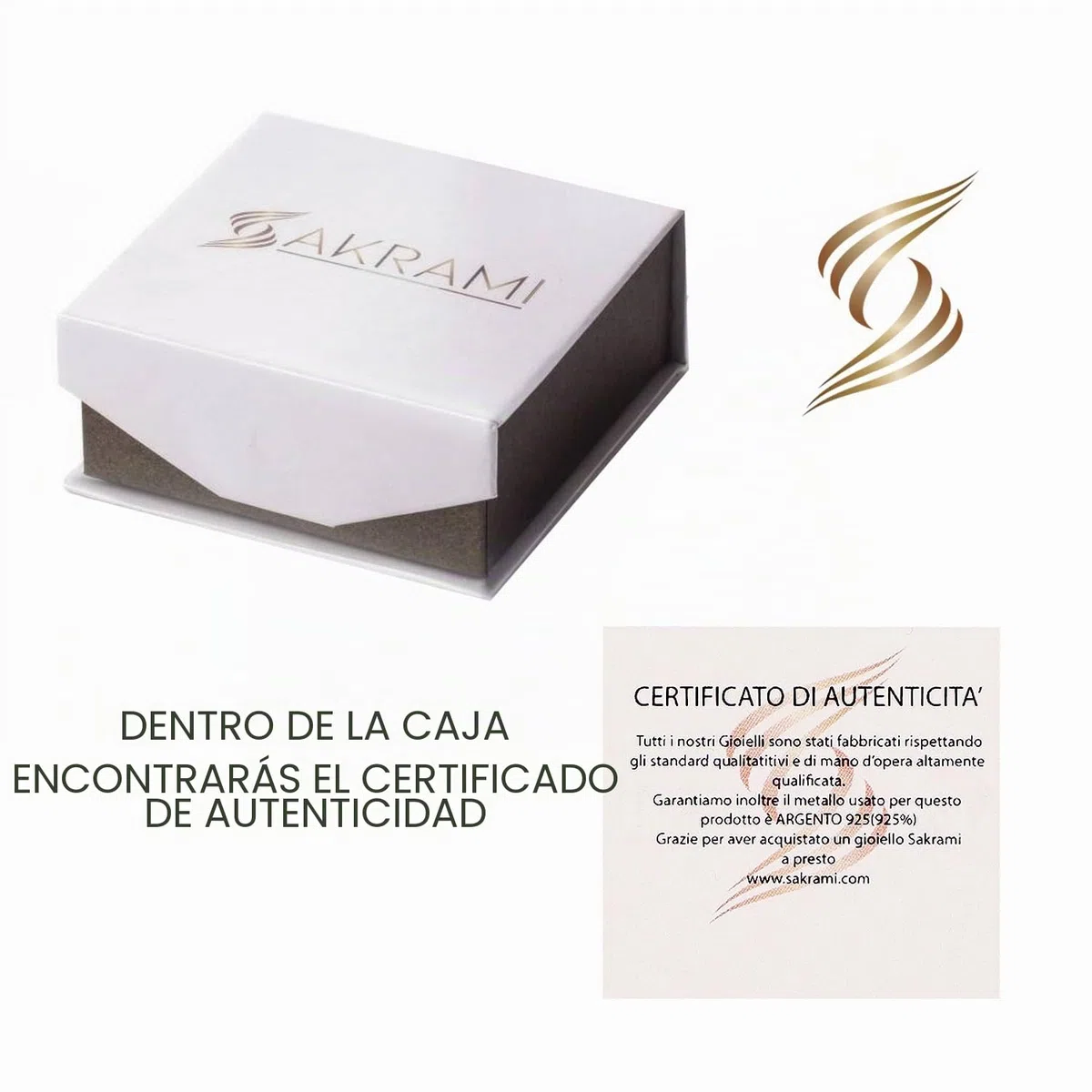 Sakrami Collar Rosario en Plata de Ley 925 con Medalla de la Virgen Milagrosa y Colgante con Cruz Joyería Religiosa para Mujer, Niña, Amiga, Mamá, Abuela, Comunión, Confirmación u Evento Especial