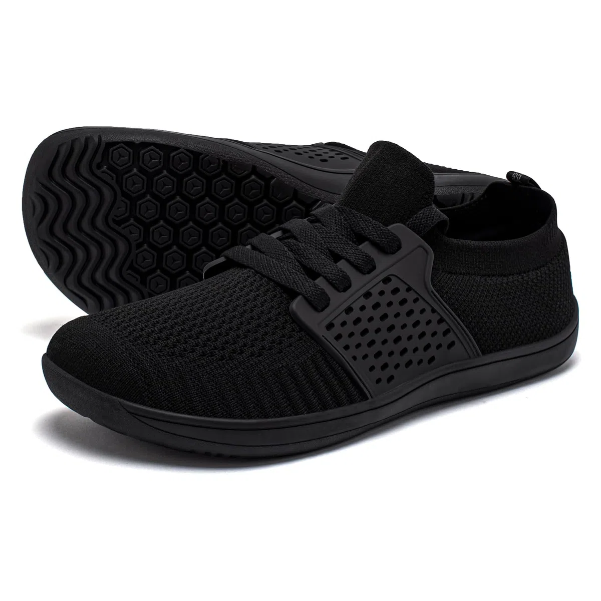 HOBIBEAR Zapatos minimalistas anchos para caminar para hombre y mujer, suela de caída cero, relajación óptima