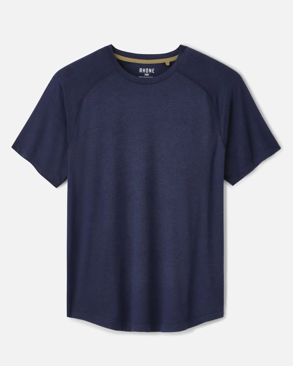 Rhone Atmosphere Tee - Camisas ultrasuaves para hombre, ligeras, absorben la humedad, antiolor