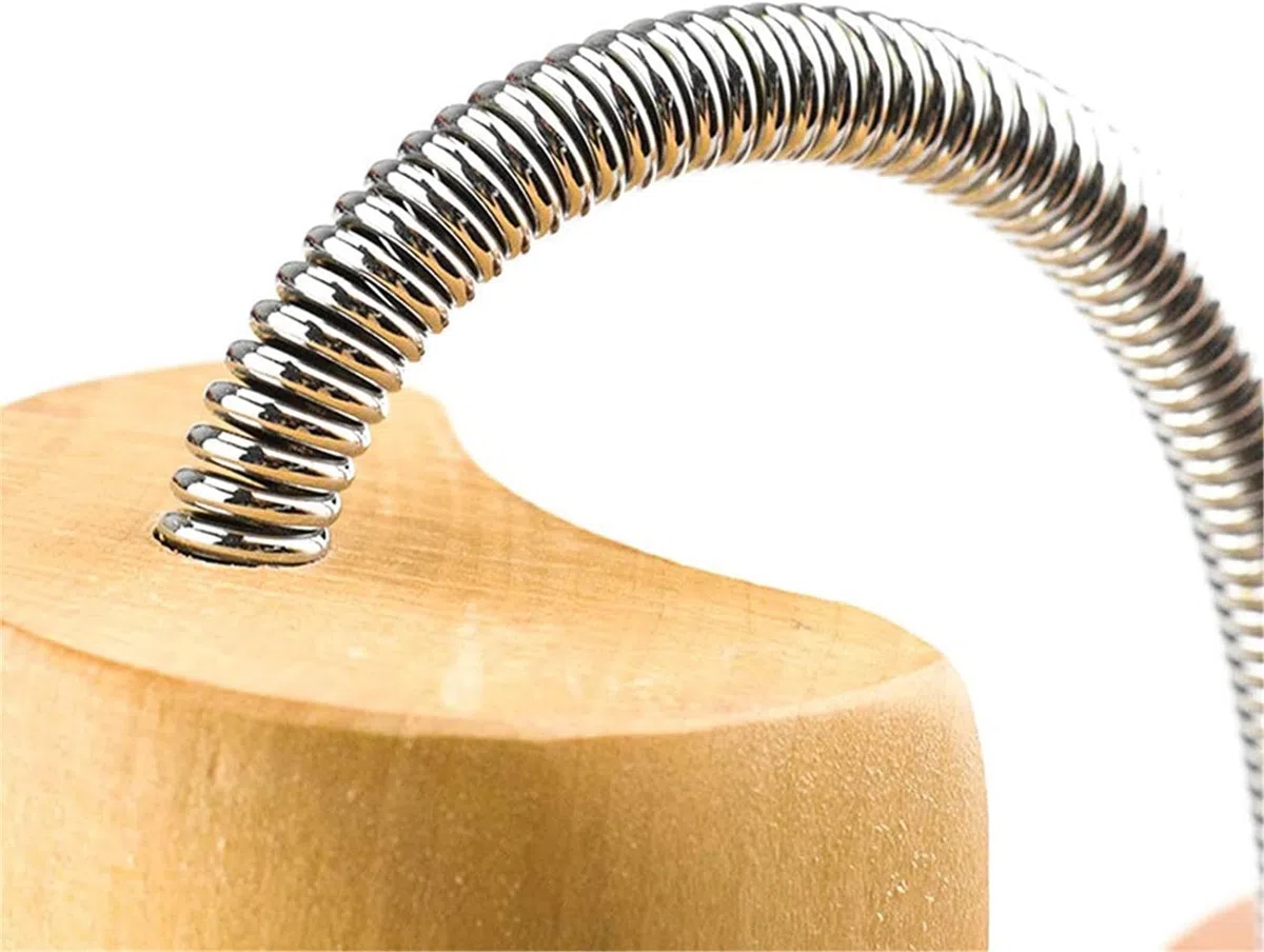 Árbol de zapatos de madera con espiral, árbol de zapatos de madera real que absorbe la humedad, camilla de zapatos con espiral para el cuidado de la forma del zapato, tensor de zapatos de madera,