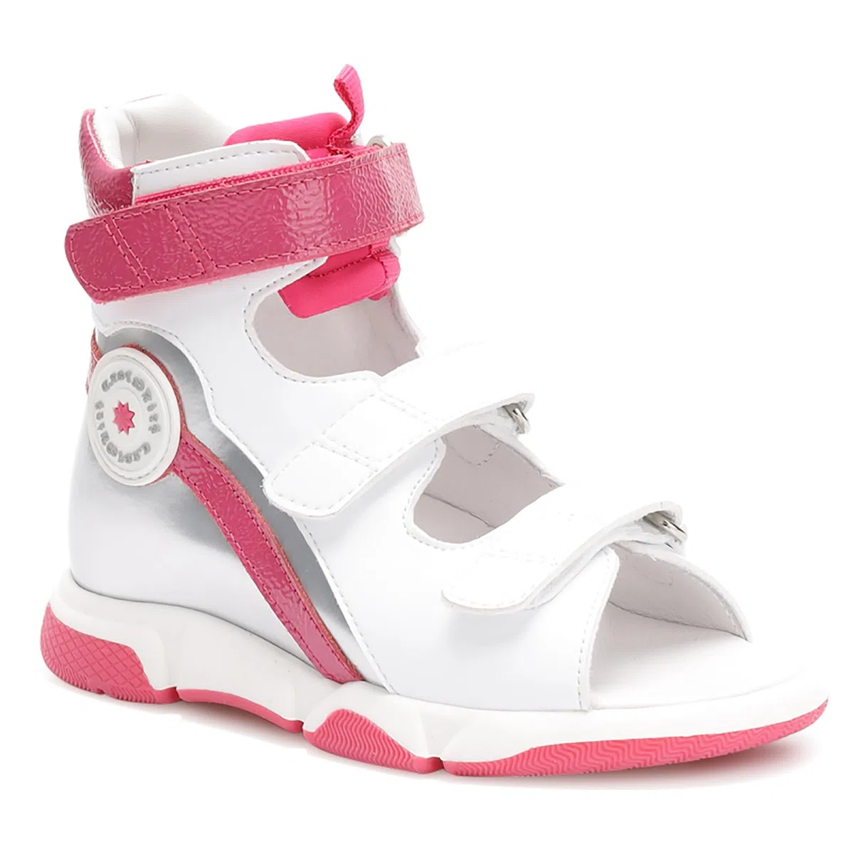 Sandalias ortopédicas para niños pequeños con soporte para el arco, zapatos de apoyo para el tobillo con espalda alta para niños