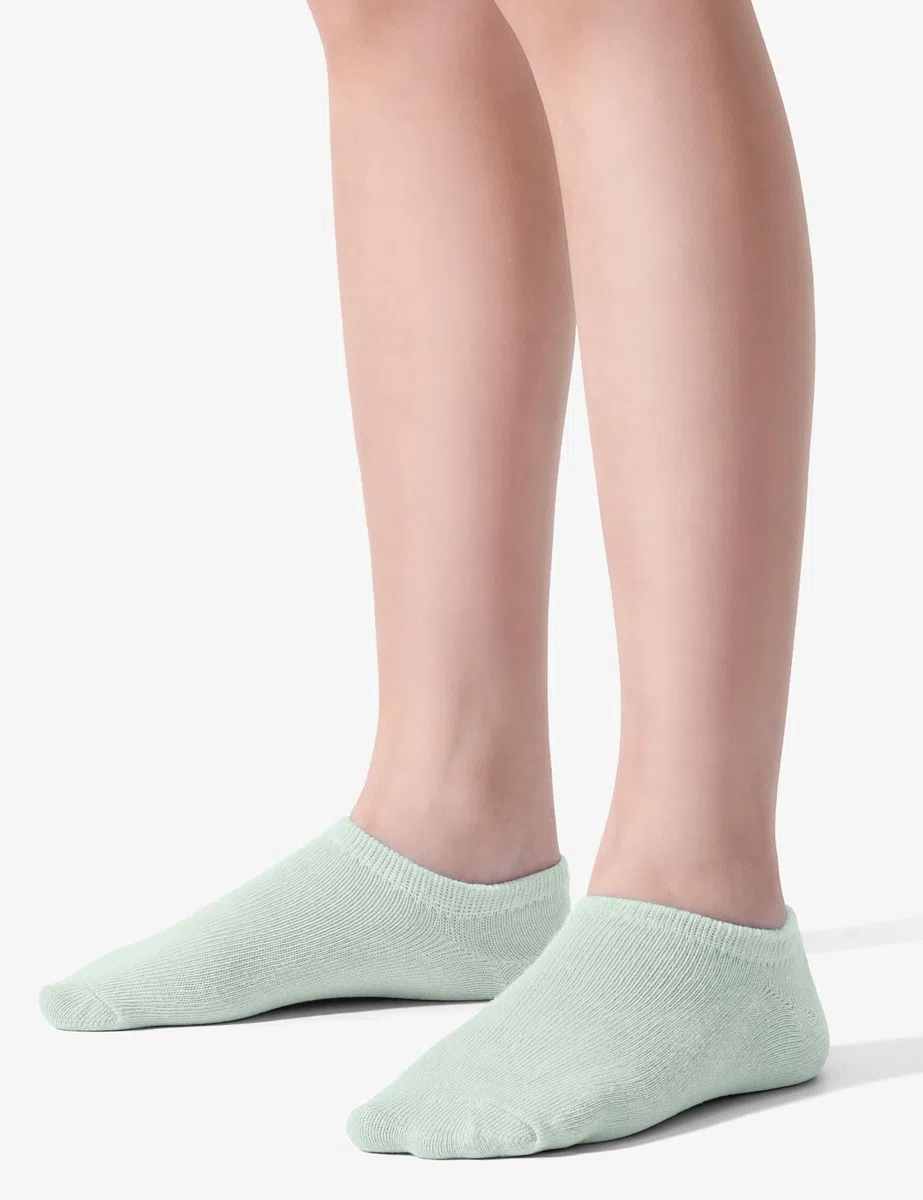 BOOPH 10 pares de calcetines para niñas y niños, calcetines invisibles para niños pequeños, calcetines antideslizantes hasta el tobillo de corte bajo de 3 a 12 años