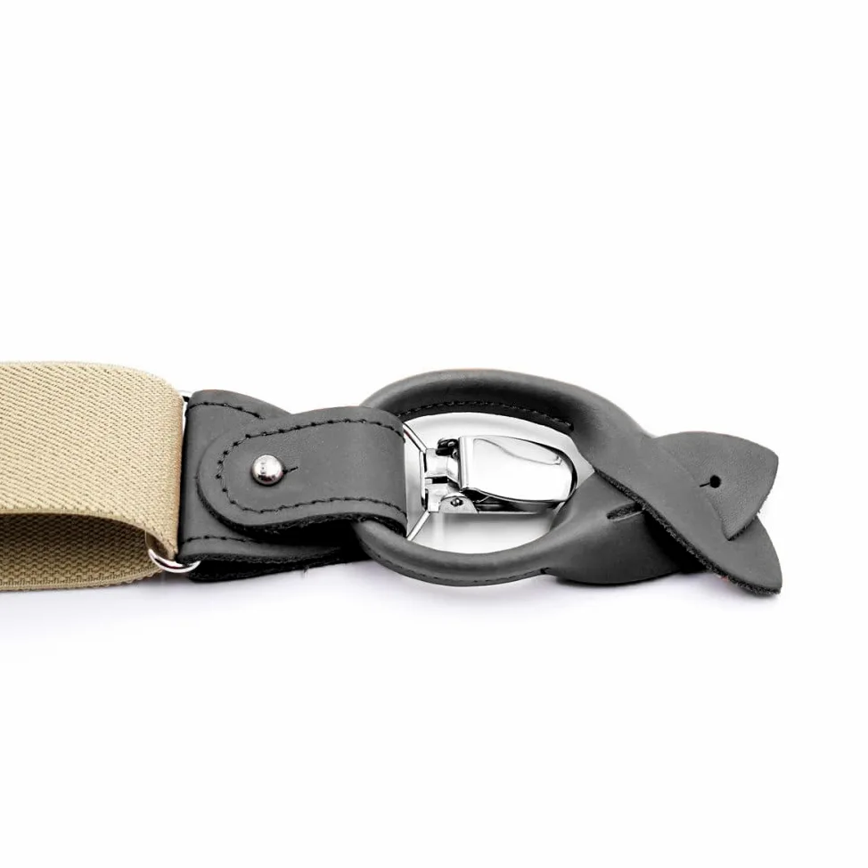 Tirantes Para Hombres Pantalones Tirantes, Tirantes de cuero genuino for hombres en forma de Y, resistentes, ajustables, elásticos, for pantalones, correas, cinturón, regalos for bodas, padres y espos