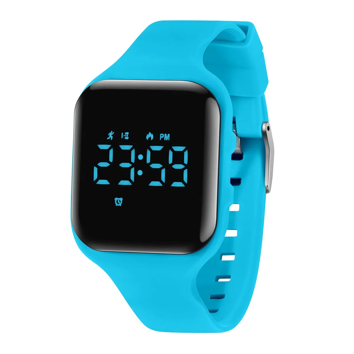 Reloj digital para niños de 5 a 12 años, reloj de seguimiento de actividad física con despertador, cronómetro, reloj deportivo con contador de pasos, reloj deportivo sin aplicación, reloj impermeable