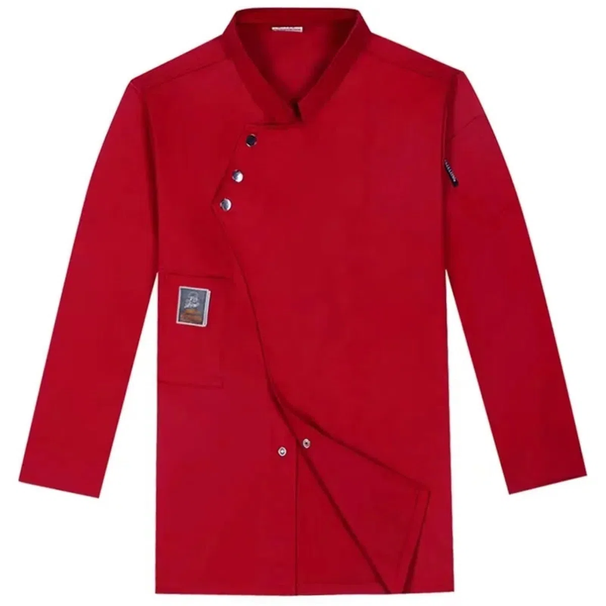 Ropa De Cocinero Chaqueta de Chef Unisex de Manga Corta for Restaurante, Abrigo de Chef for Hombre y Mujer, Ropa de Cocina, Uniforme de Camarero y panadería(Pink,XXL)