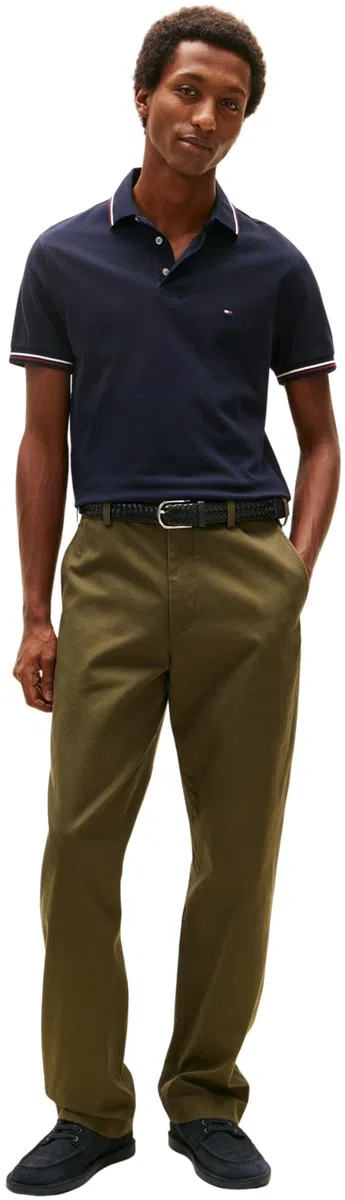 Tommy Hilfiger Tipped Slim Fit Polo Mw0mw37346 Polo S/S Hombre (Pack de 1)