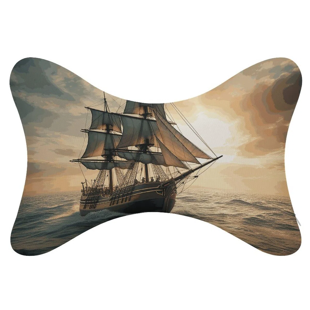 Almohada de navegación sola, núcleo de almohada de espuma viscoelástica, cojín, proporciona apoyo para el cuello, almohadas de coche para asientos de coche de viaje y oficinas en casa.