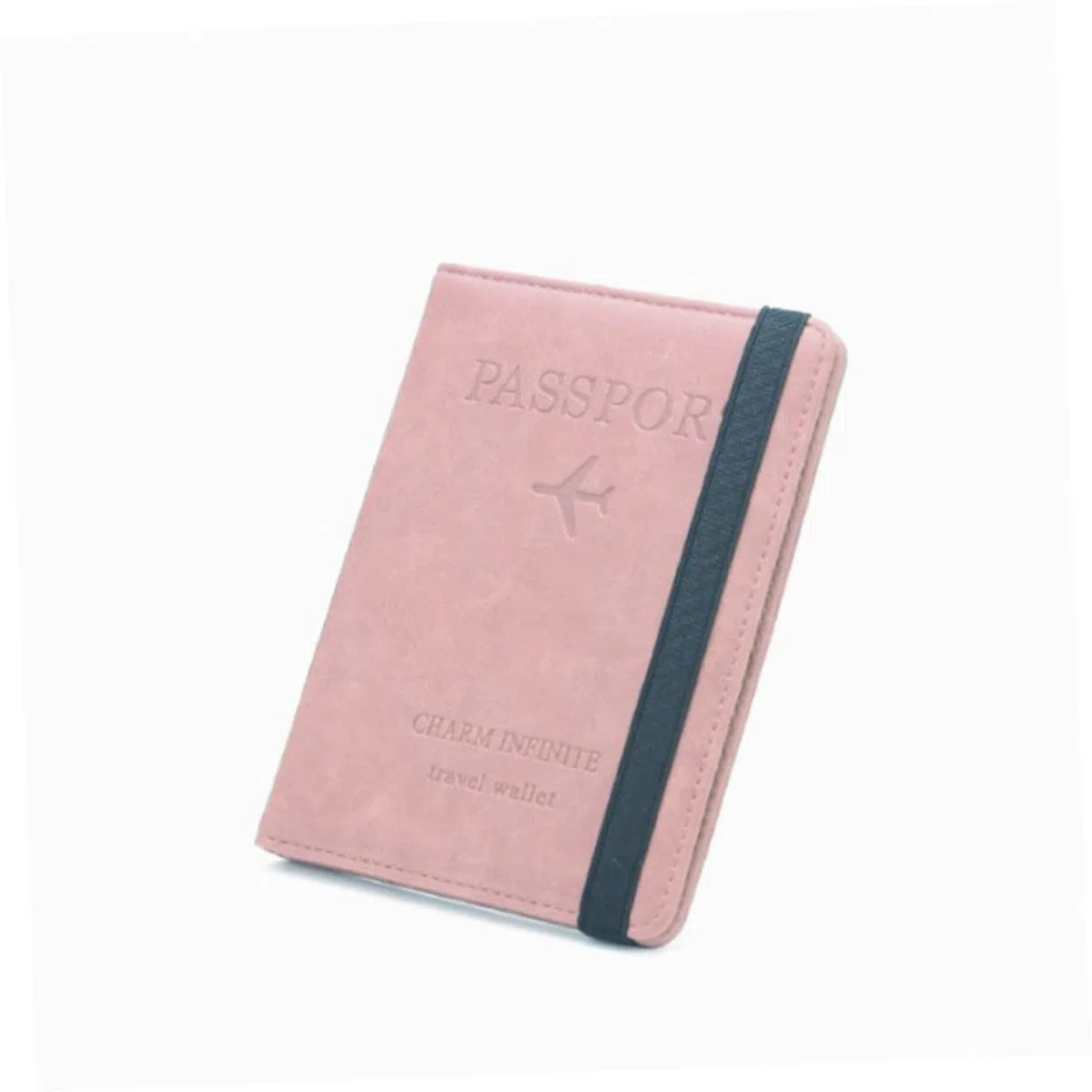 3piezas Cartera RFID para Pasaporte Rosa Funda Multifuncional De PU Organizador De Documentos para Mujeres Diseño Compacto y Ligero para Viajes y Uso Diario