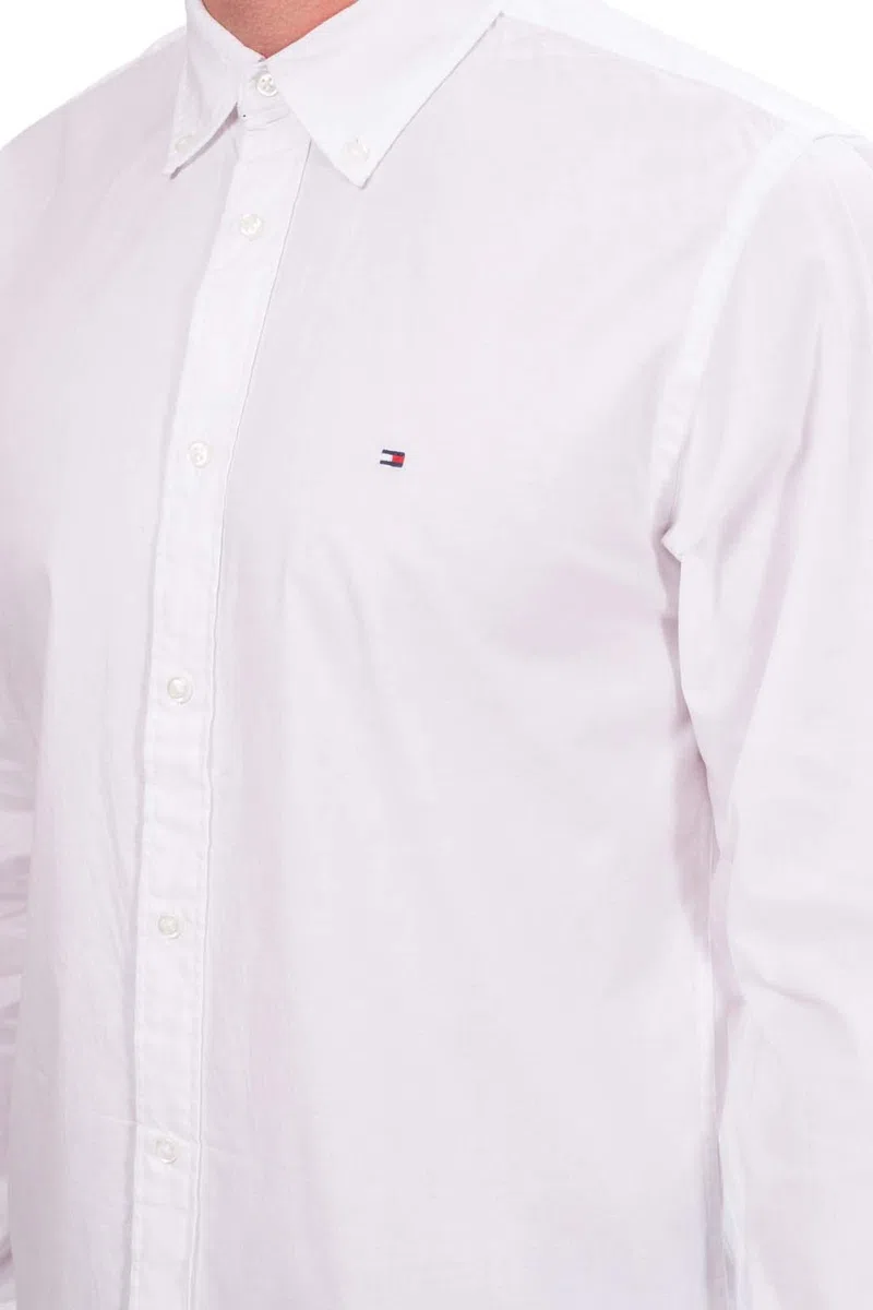 Tommy Hilfiger Camisa Hombre Flex Poplin Solid Regular Fit