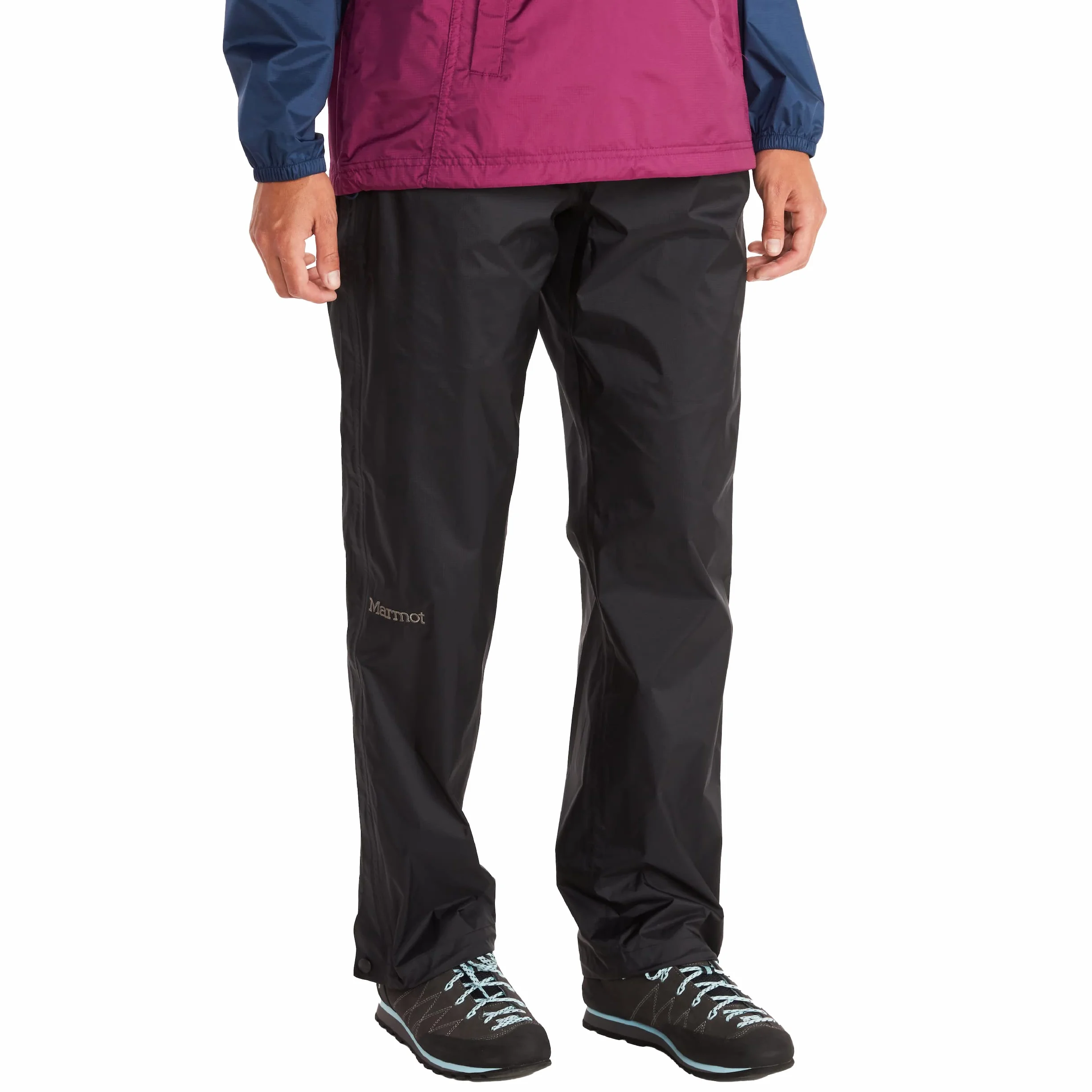 Marmot Wm's Precip Eco Full Zip Pant - Waterproof Trousers, Breathable Overtrousers, Lightweight Hiking Pant, Windproof Trekking Pants Mujer