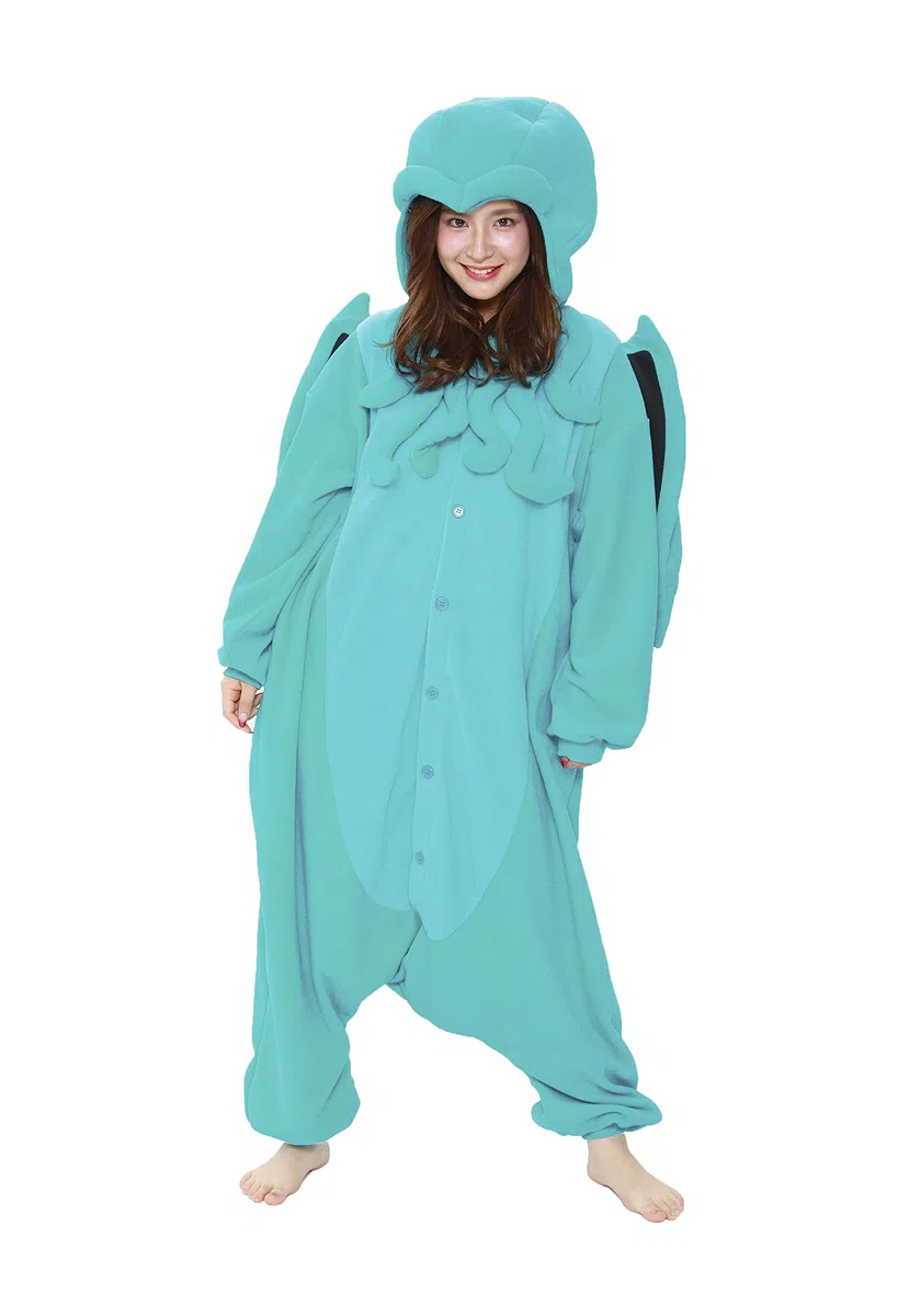 Cthulhu Onesie Kigurumi Mono Entero Onesie Disfraz Jumpsuit | SAZAC Kigurumi | para Niños y Adultos | XL (170 – 195 cm)